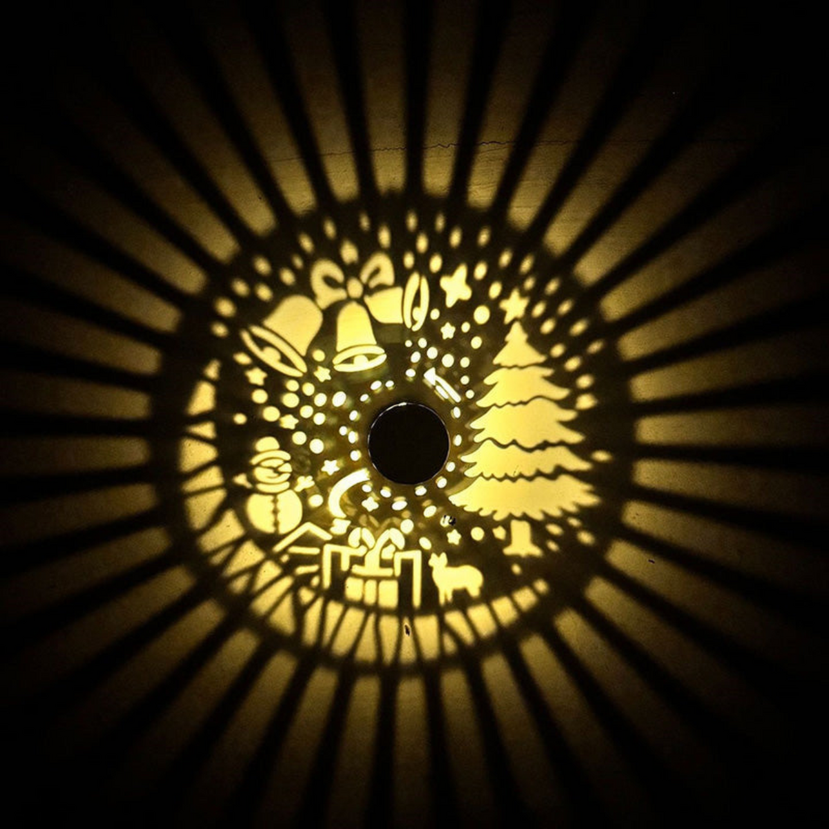 Decorative Wall Light: Festive Light Patterns, IP65, Auto-On At Night