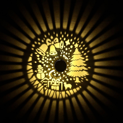 Decorative Wall Light: Festive Light Patterns, IP65, Auto-On At Night