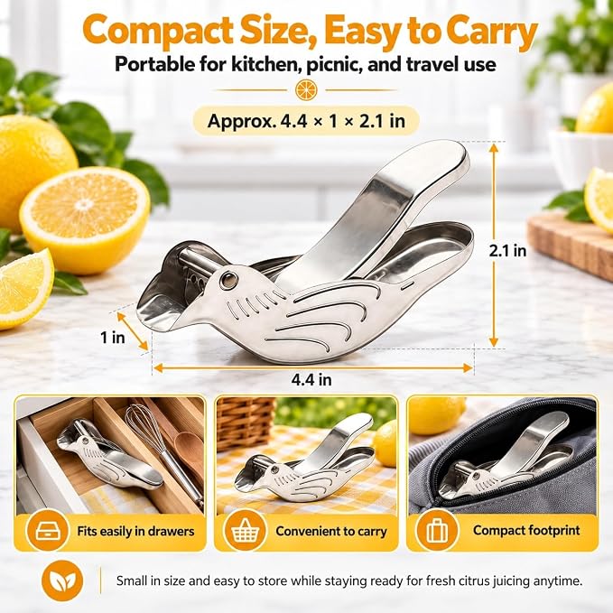 Bird Shaped Lemon Squeezer Citrus Juicer, Bird Juicer Squeezer