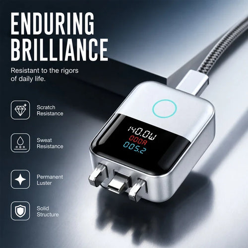 Smart Charging Protector — 140W USB-C, Auto Disconnect