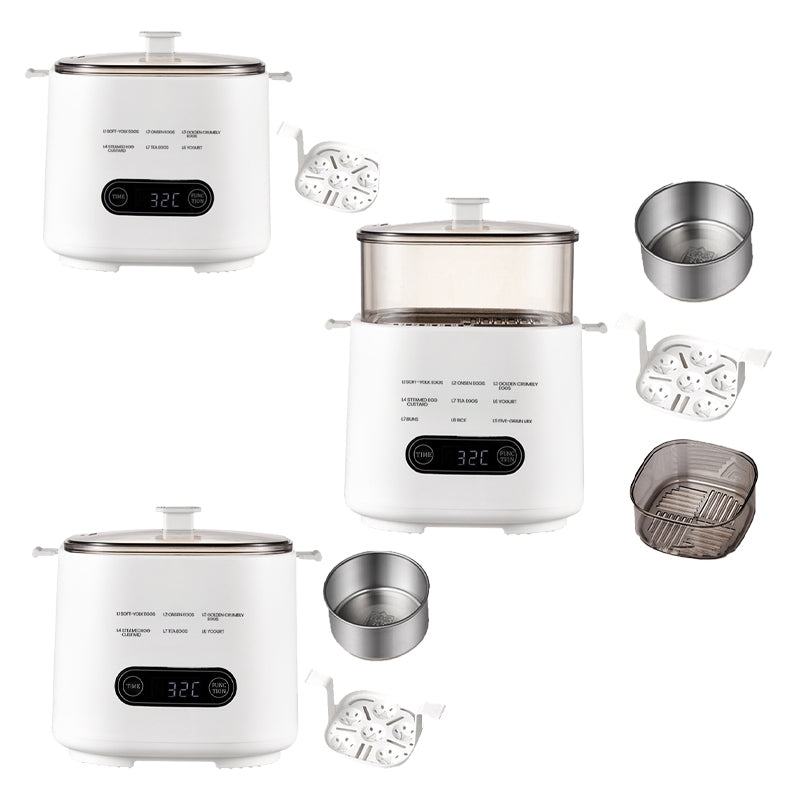 Mini Multi-Functional Egg Cooker – Smart Touch Panel, 6-Egg Capacity, Boils, Poaches, Scrambles & Steams