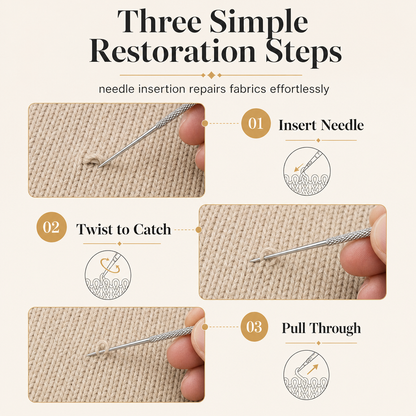 25PCS Knurled Head Hand Sewing Needles for Hemming and Thread Wrapping